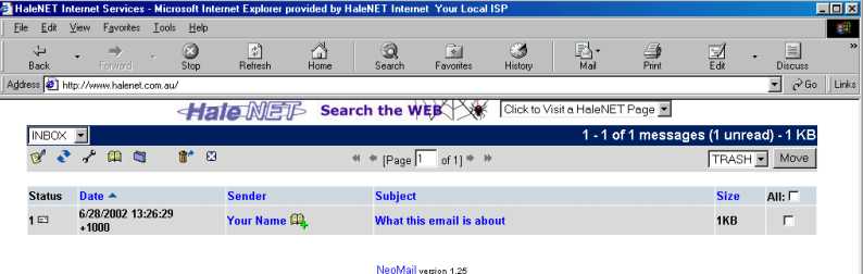 Halenet Webmail Images